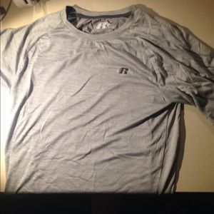 Short sleeved athletic shirt.